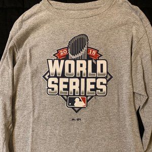 Majestic 2015 World Series Long Sleeve Tee- Mens L